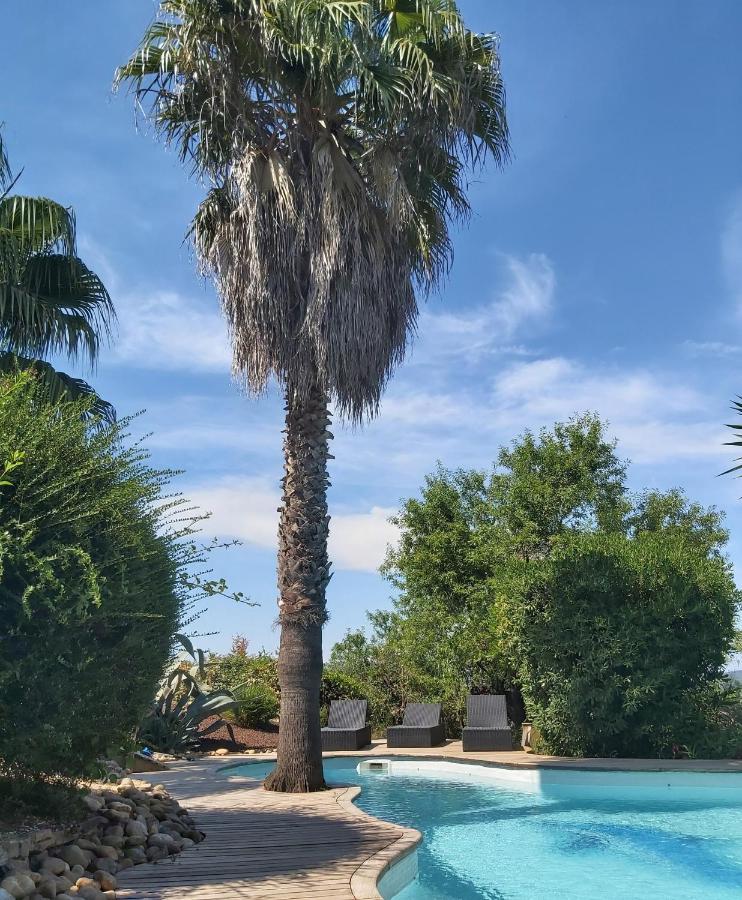 Beautiful Villa With A Stunning View Roujan المظهر الخارجي الصورة