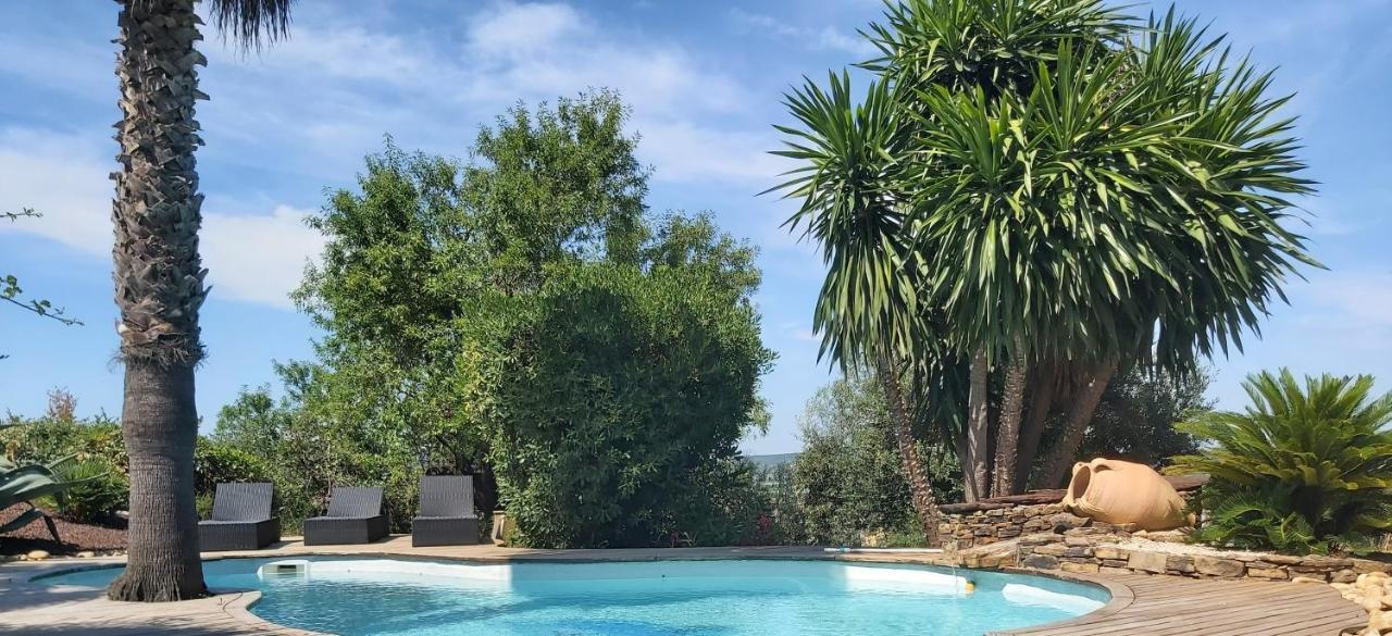 Beautiful Villa With A Stunning View Roujan المظهر الخارجي الصورة