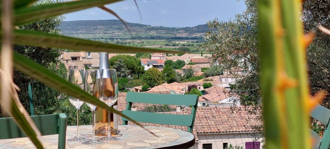 Beautiful Villa With A Stunning View Roujan المظهر الخارجي الصورة