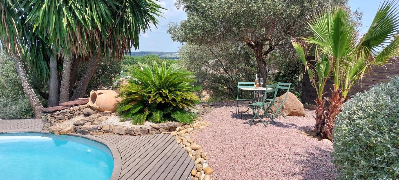 Beautiful Villa With A Stunning View Roujan المظهر الخارجي الصورة